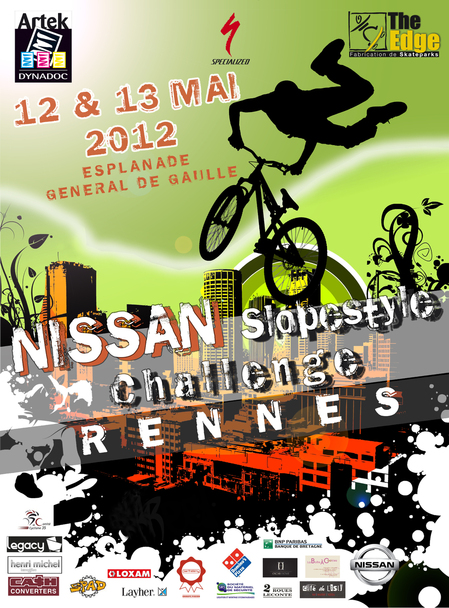 Le Nissan Slopestyle challenge - Rennes